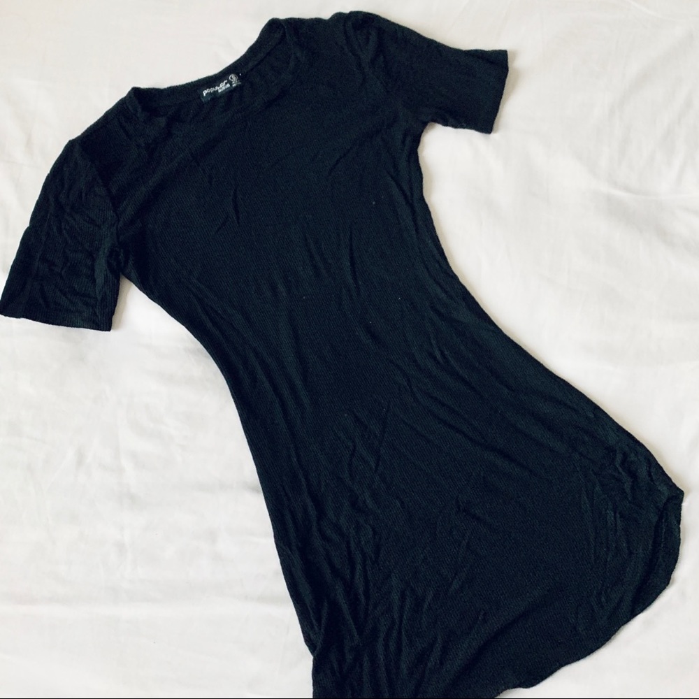 NWOT Popular Basics Black tshirt dress